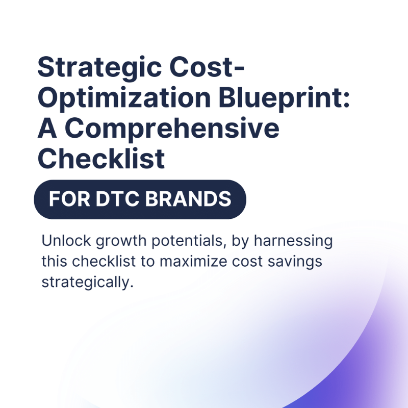 Cost Optimization Checklist